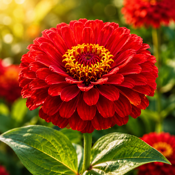 California Giant Zinnia Seeds – Large Colorful Heirloom Flowers for Pollinator Gardens